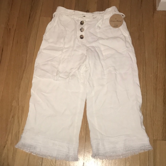 Linen Capri pants - Picture 1 of 5